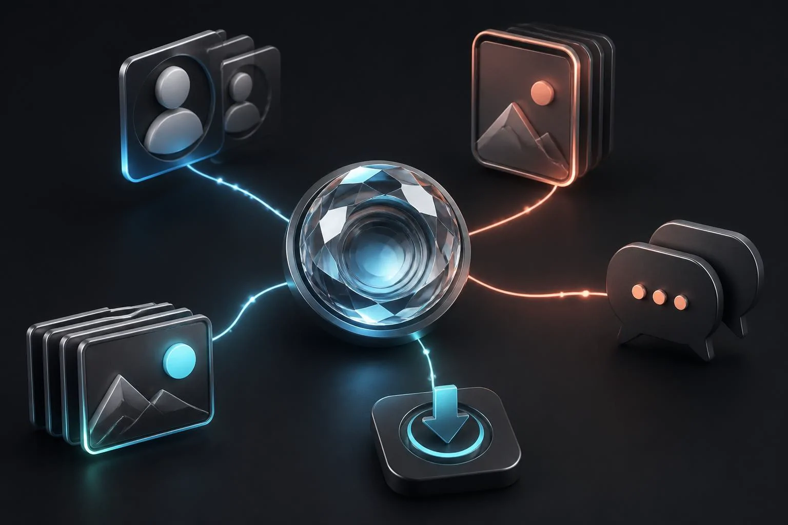 TikTok tools arranged around a public research workflow
